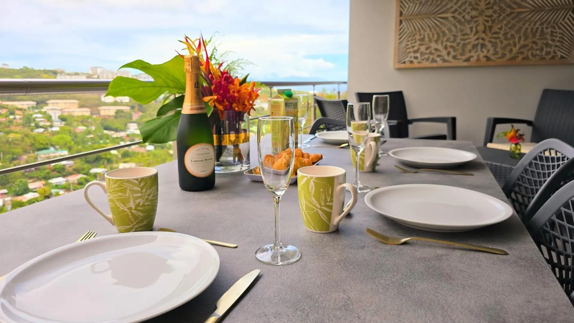 Tatil Evi Ateatea Apartment On The Heights Of The Papeete - 2 Bdr - Ac - Wifi -Pool